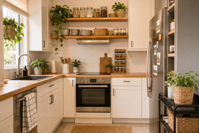 Como organizar uma cozinha pequena de forma prática, funcional e sem excesso de objetos