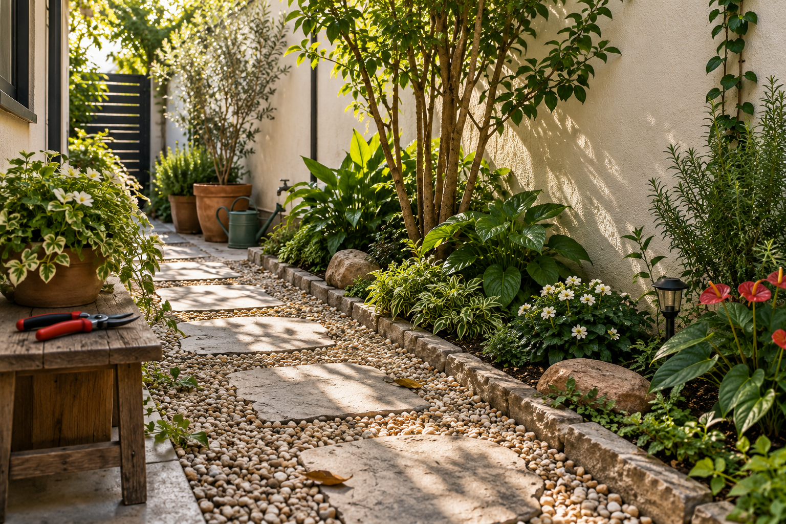 Como fazer jardim com pedras 12 ideias simples + calculadora