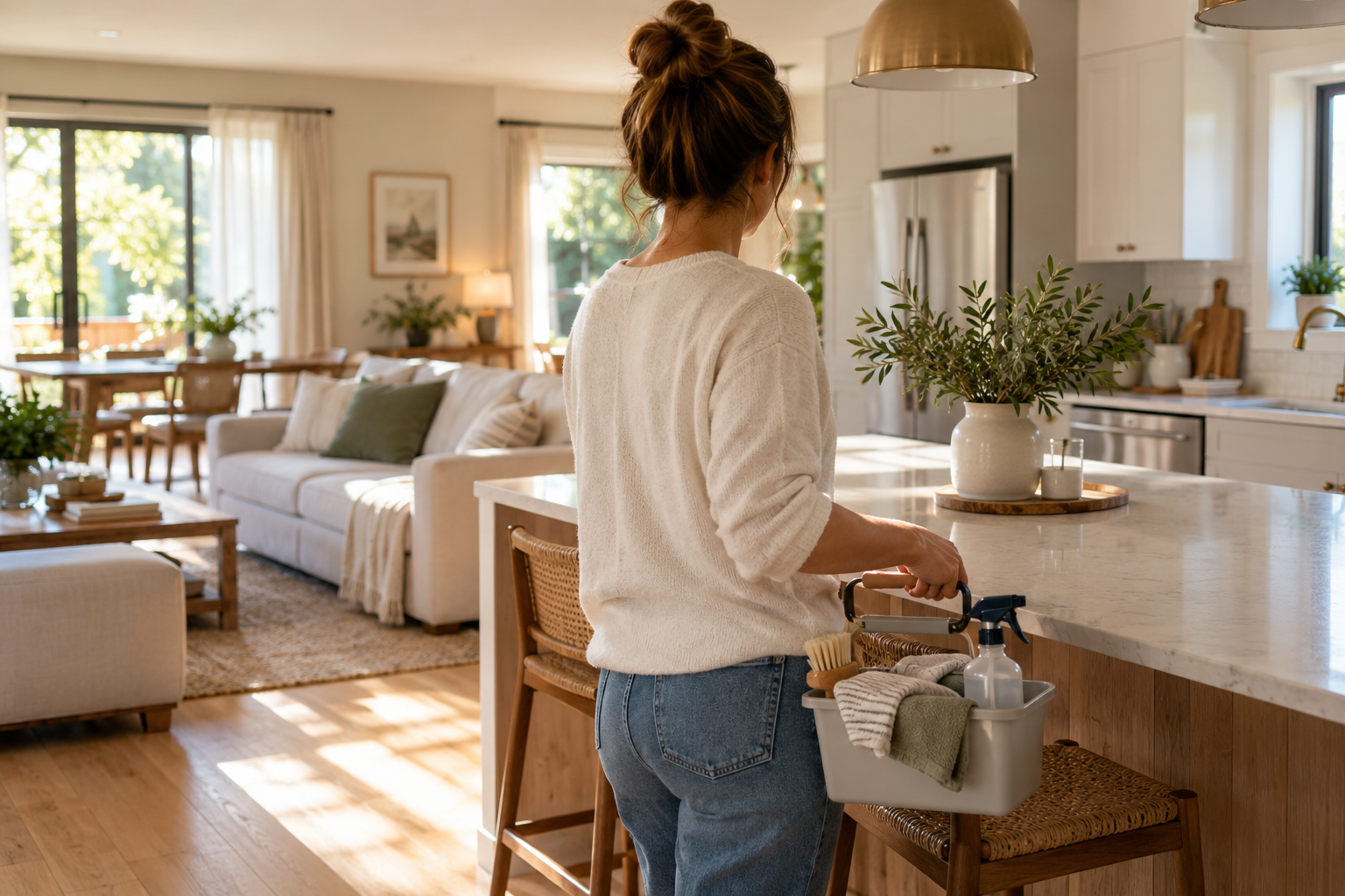 Como limpar a casa rápido com uma rotina de faxina de 30 minutos